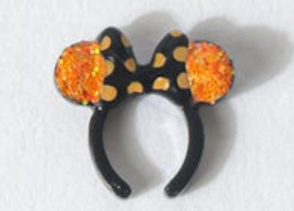 CH4555 - Disney Minnie Orange Polka Dot Headband
