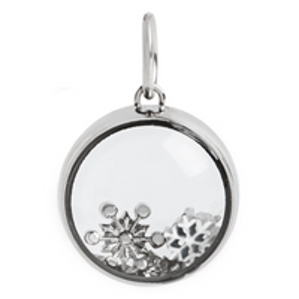 LK1101 -  Snowglobe Capsule Living Locket