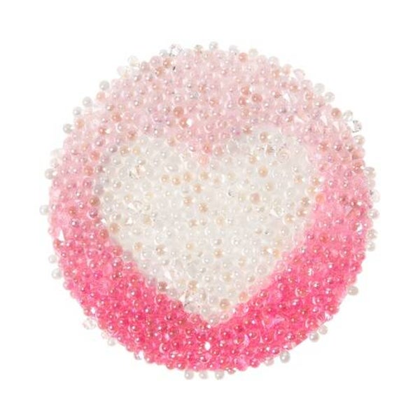 PCS003 - Ombré Heart Crystal Plate