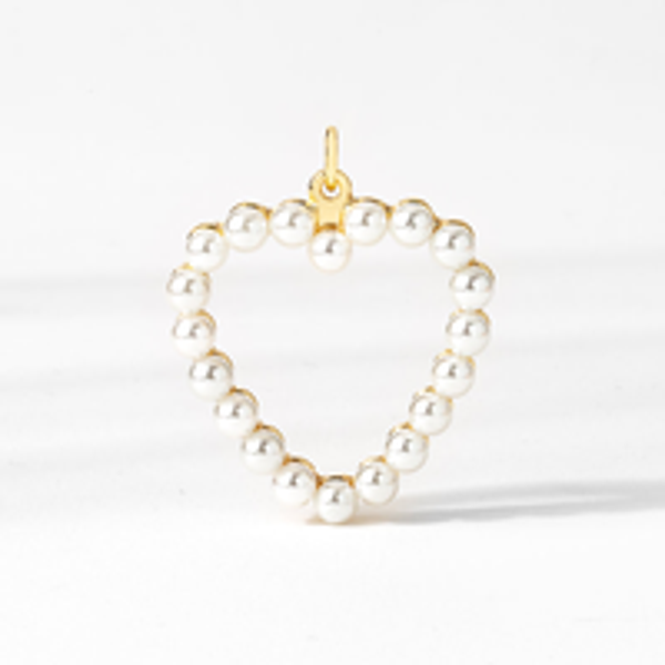 PN1011 - Pearl Heart Pendant