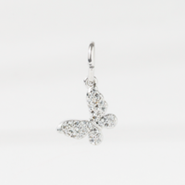 PN1012 - Pave Butterfly Pendant