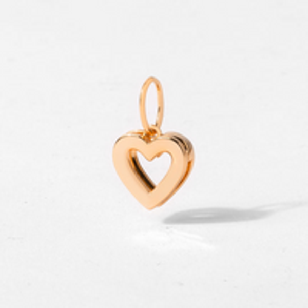 PN2034 - Rose Gold Heart Birthstone Pendant