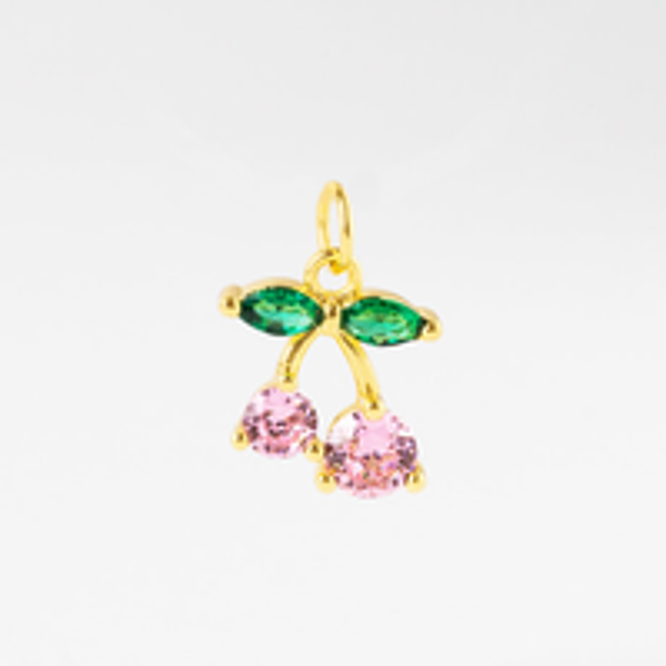 PN2052 - Gold Cherry Pendant