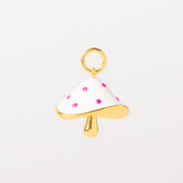 PN2053 - Gold Mushroom Pendant