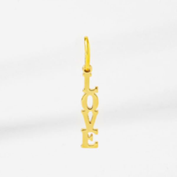 PN2055 - Gold Love Charm Pendant