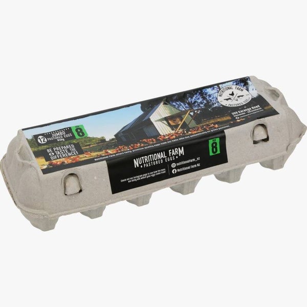 12x Jumbo Pastured Eggs (Size 8)