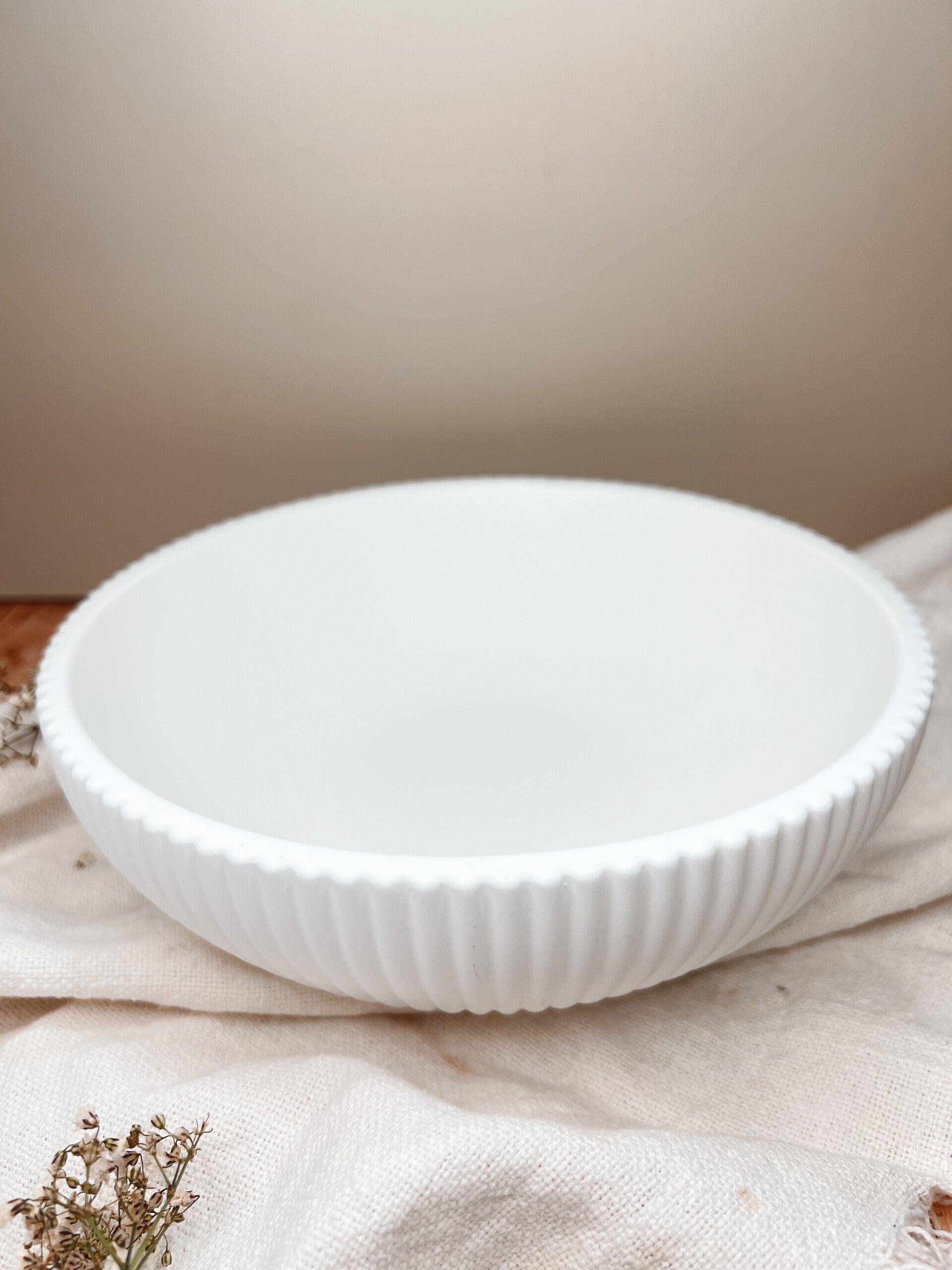 handgegossene Schale groß