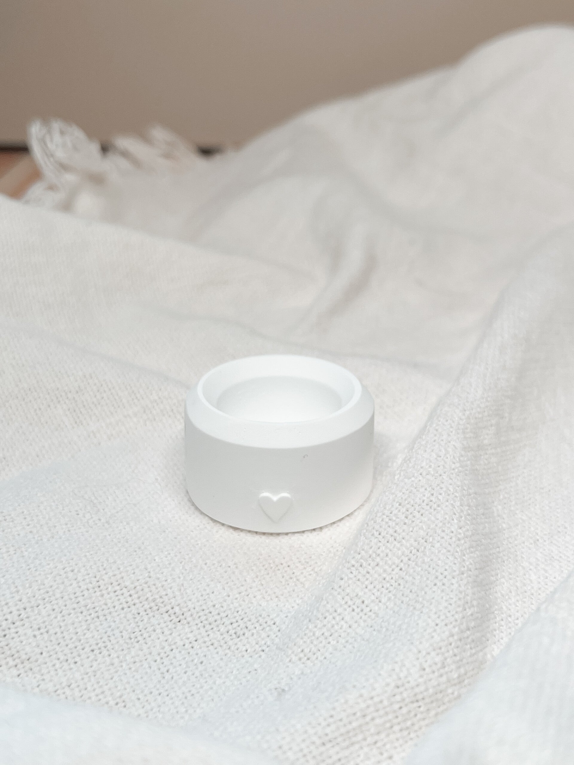 handgegossener Kerzenhalter basic klein