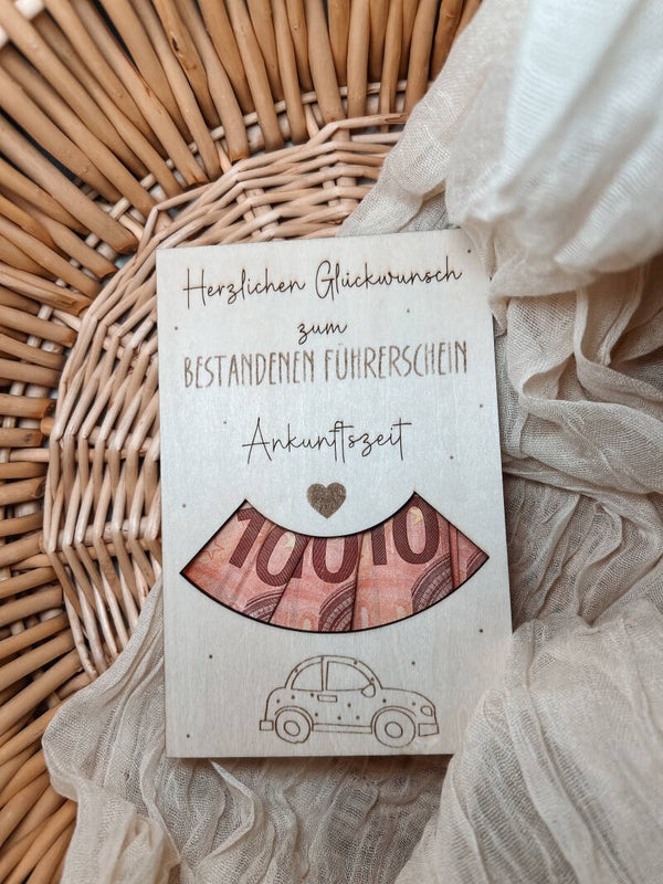 Geldgeschenk `bestandener Führerschein´