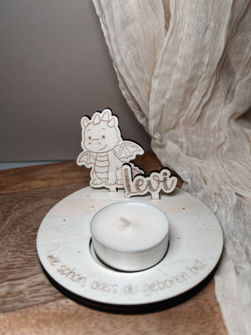 mini Geburtstagsteller ´Drache´