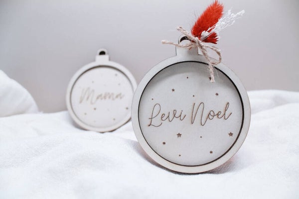 personalisiertes Christbaum Ornament