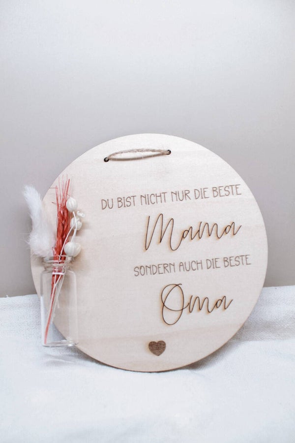 Holzschild Oma