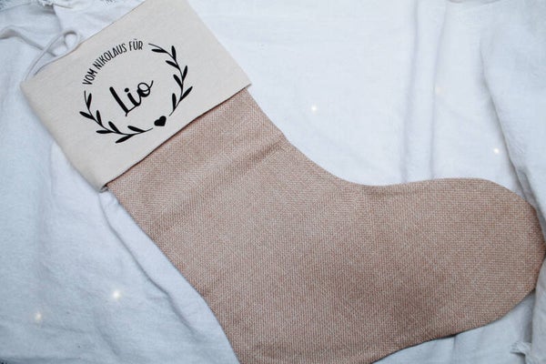 personalisierte Nikolaussocke