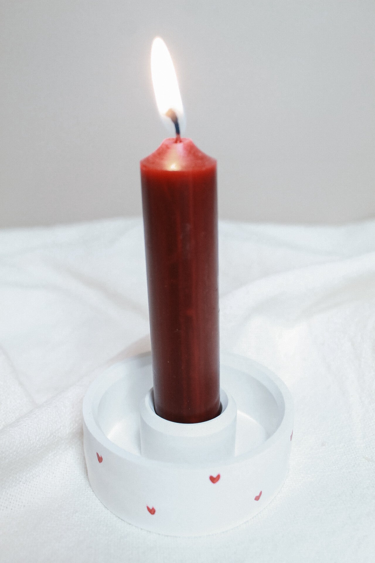 Herzchen Kerzenhalter Schale