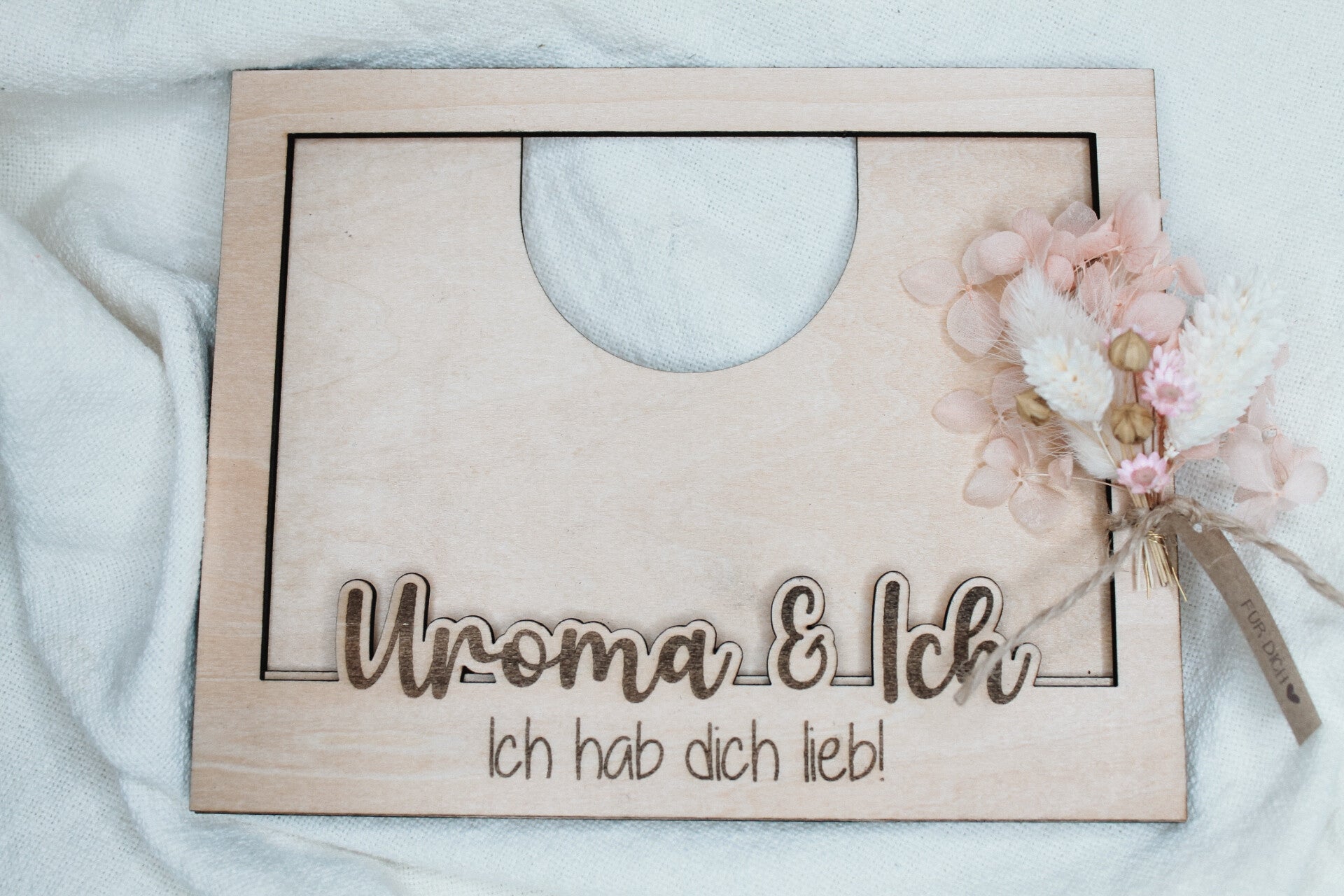 Bilderrahmen personalisierbar