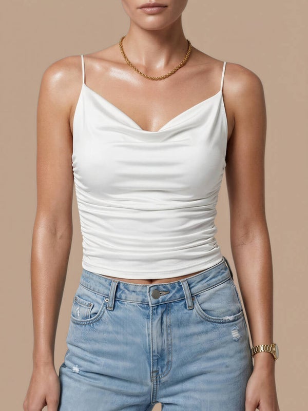 Mabelinda Effortless Chic Ruched Cami