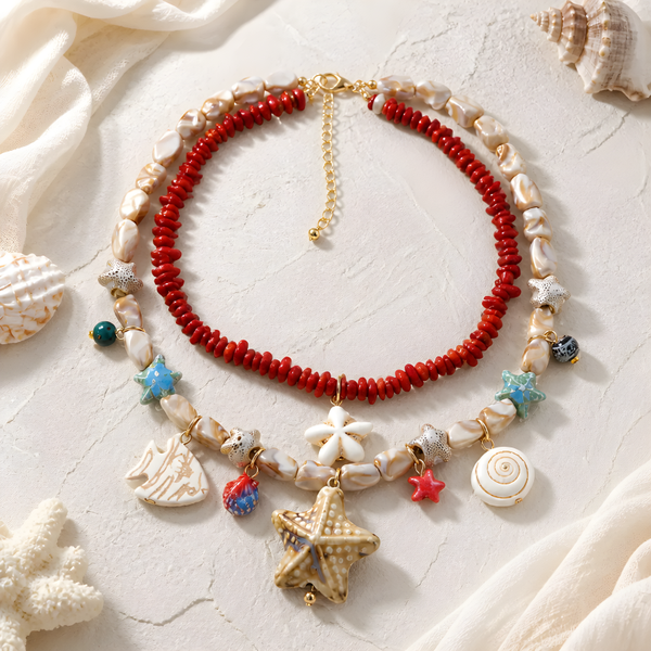 Mabelinda Ocean Treasure Layered Necklace