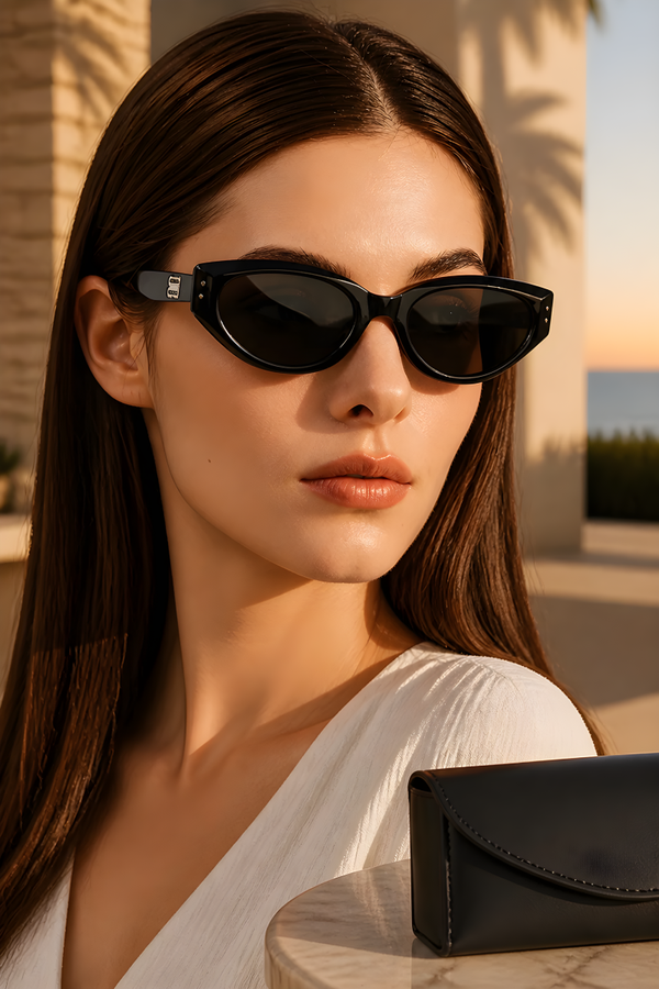 Mabelinda Noir Muse Cat Eye Sunglasses