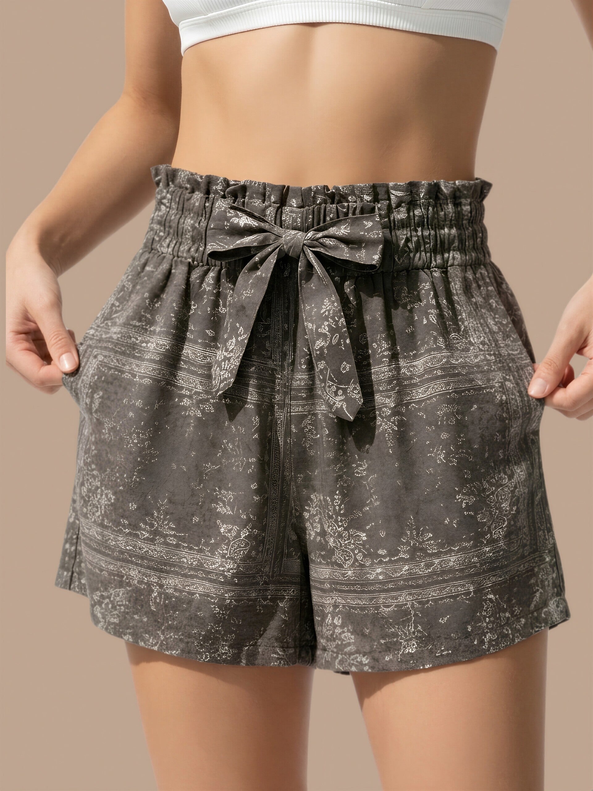 Mabelinda Everyday Chic Paperbag Shorts
