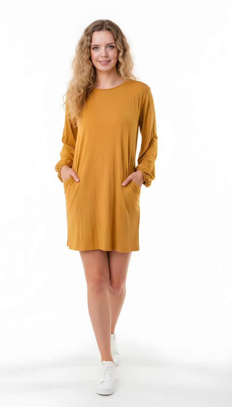 Mabelinda Cozy Flow Pocket Dress