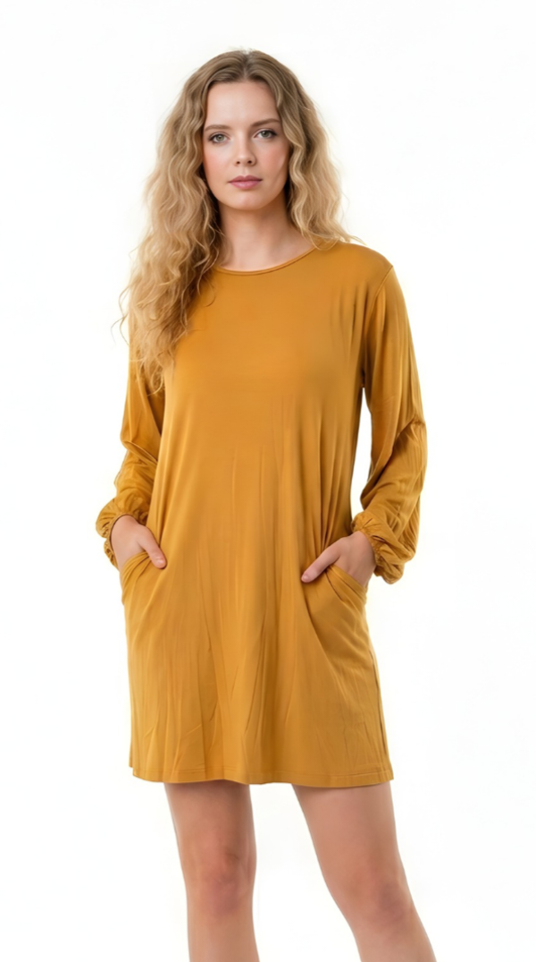Mabelinda Cozy Flow Pocket Dress
