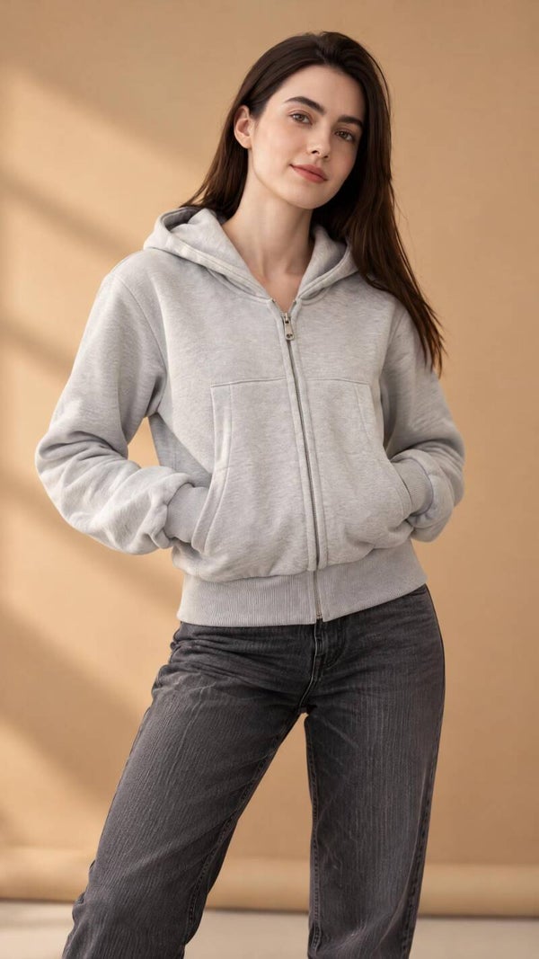 Mabelinda Everyday Cozy Zip-Up Hoodie