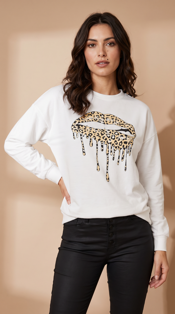 Mabelinda Wild Luxe Graphic Sweatshirt