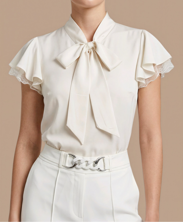 Mabelinda Gracefully Chic Bow Blouse