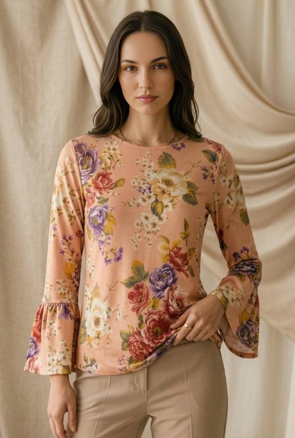 Mabelinda Bloom Grace Floral Blouse
