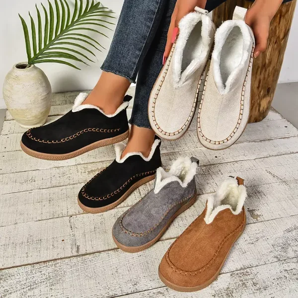 Mabelinda Cozy Sherpa-Lined Slip-On Shoes