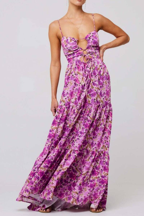 Mabelinda Sunset Bloom Maxi Dress