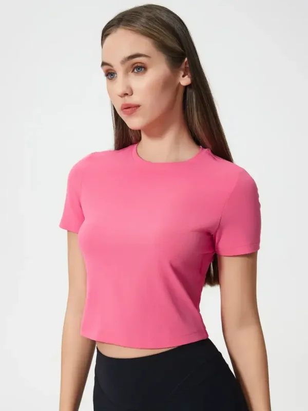 Power Fit Cropped Tee