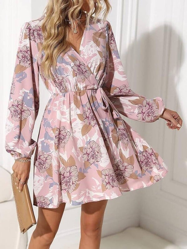 Mabelinda Soft Petal Mini Dress