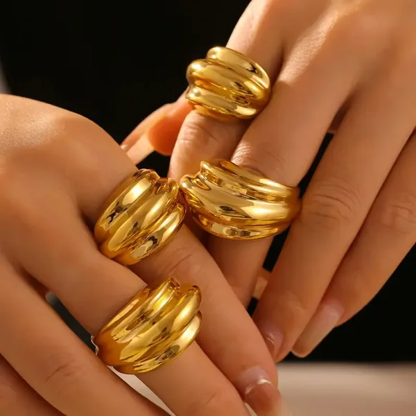 Golden Luxe Statement Ring