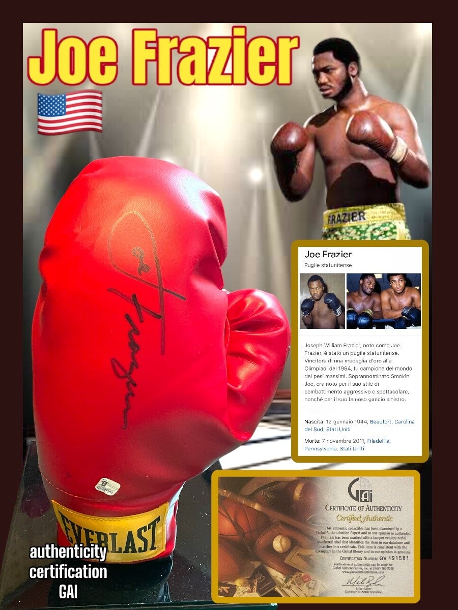JOE FREIZER 🇺🇸 autographed glove