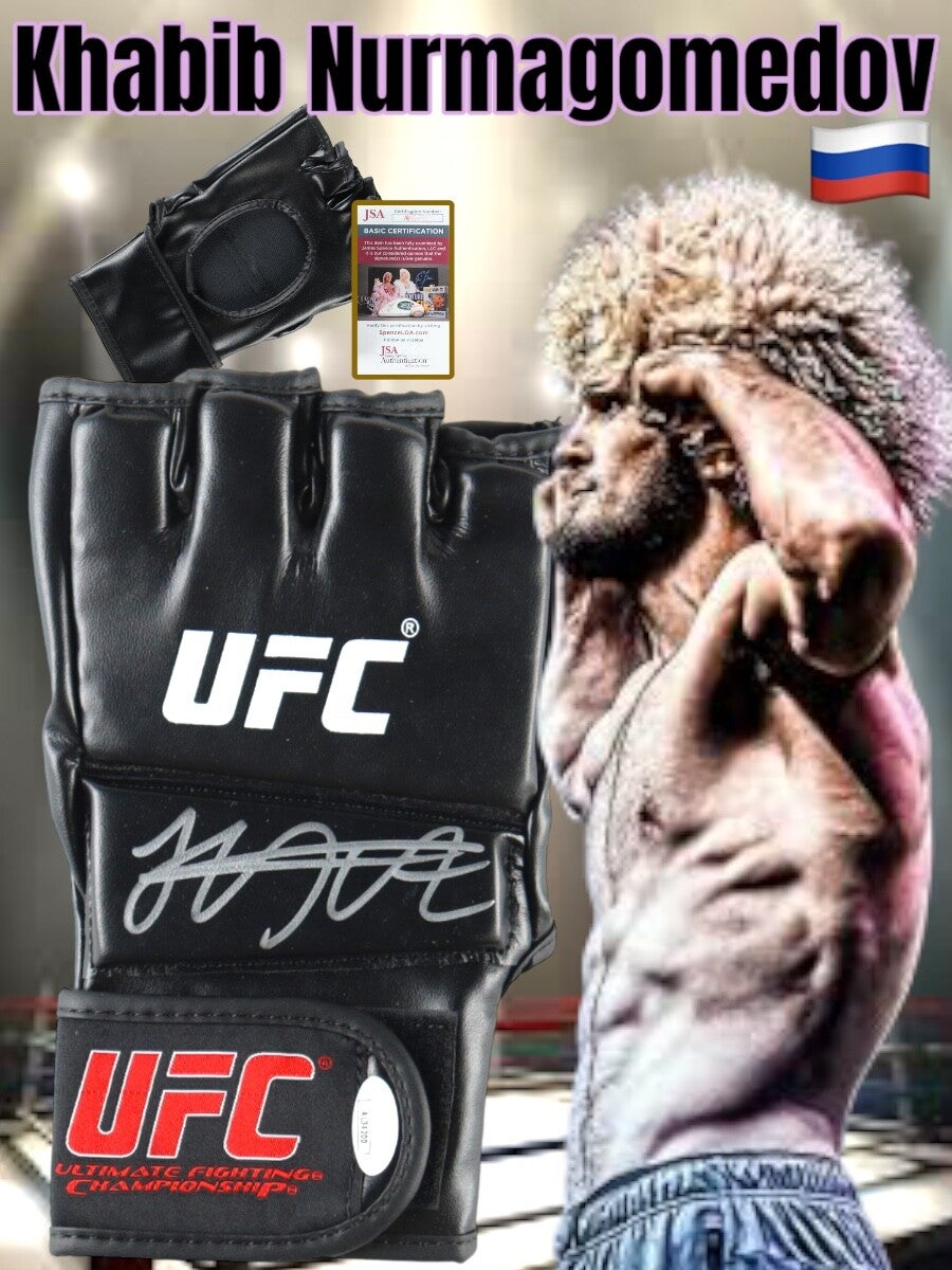 Khabib Nurmagomedov UFC autographed authenticity