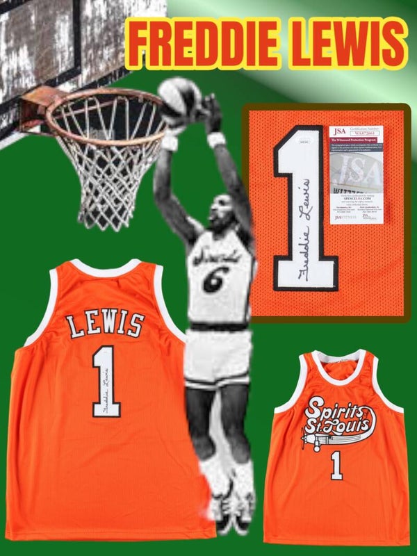FREDDIE LEWIS signed jersey authenticity JSA