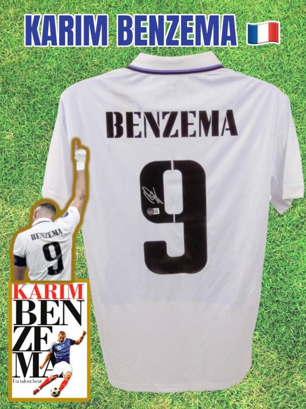Karim Benzema Signed 2023 Real Madrid Home Jersey (Beckett)