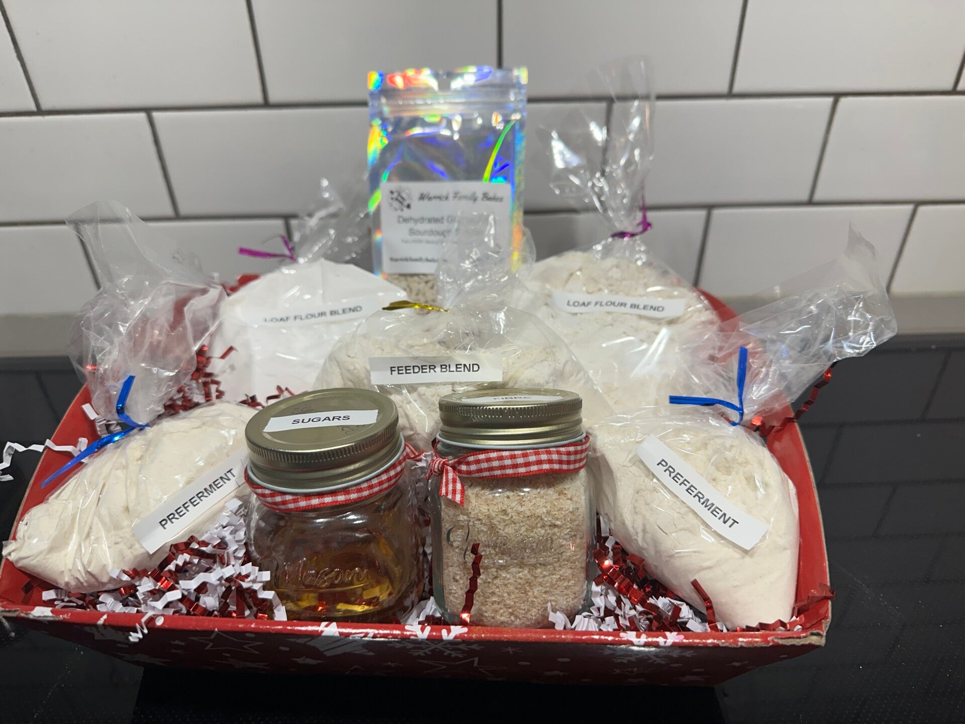 Bake your own bread gift basket