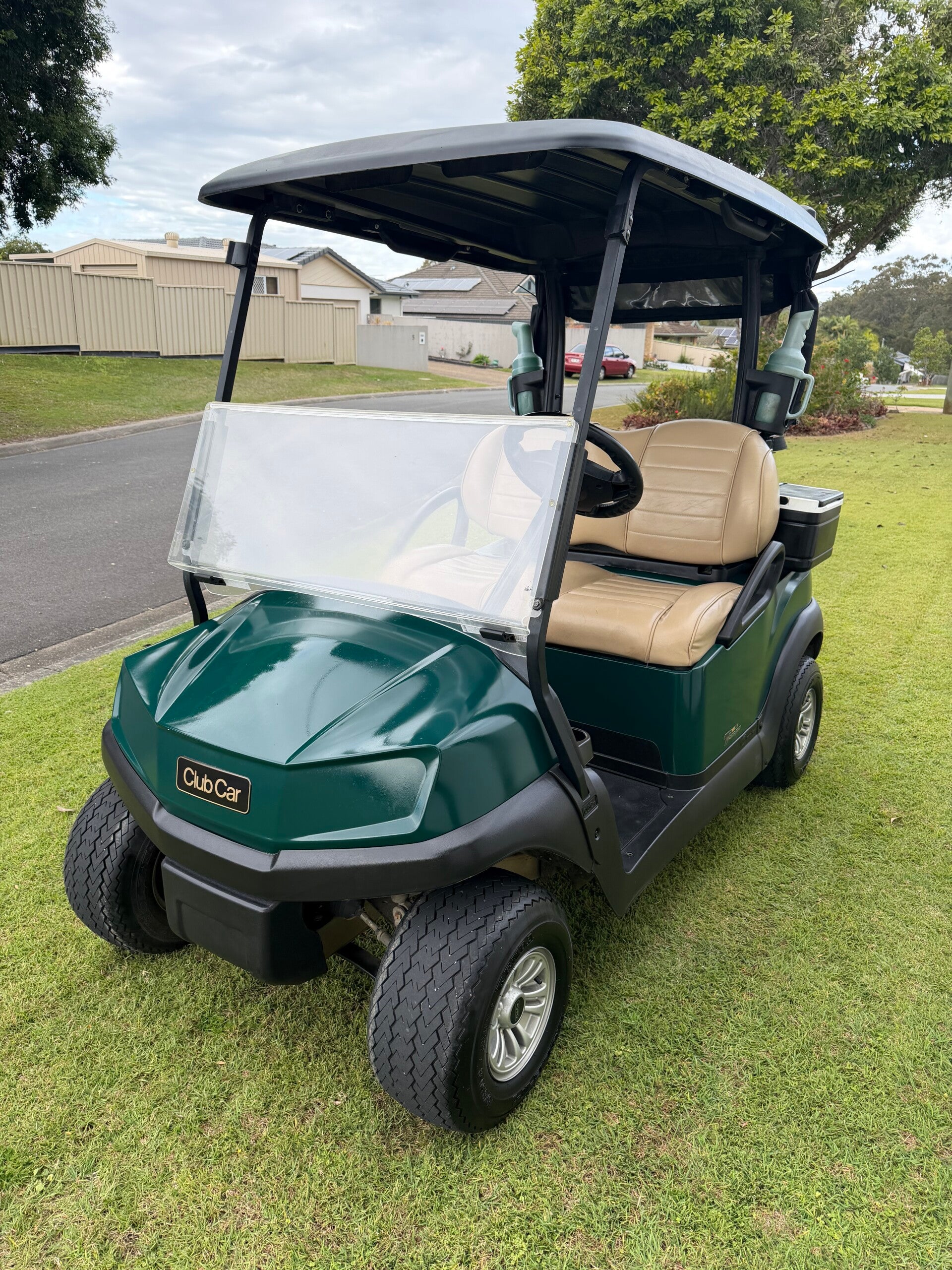 2021 Club Car Tempo Lithium Golf Cart - Green with Premium Seats