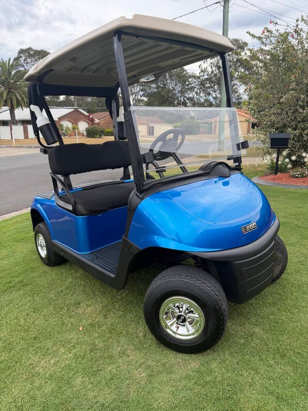 🔥 2021 EZGO RXV Lithium Elite – Metallic Blue 🔥