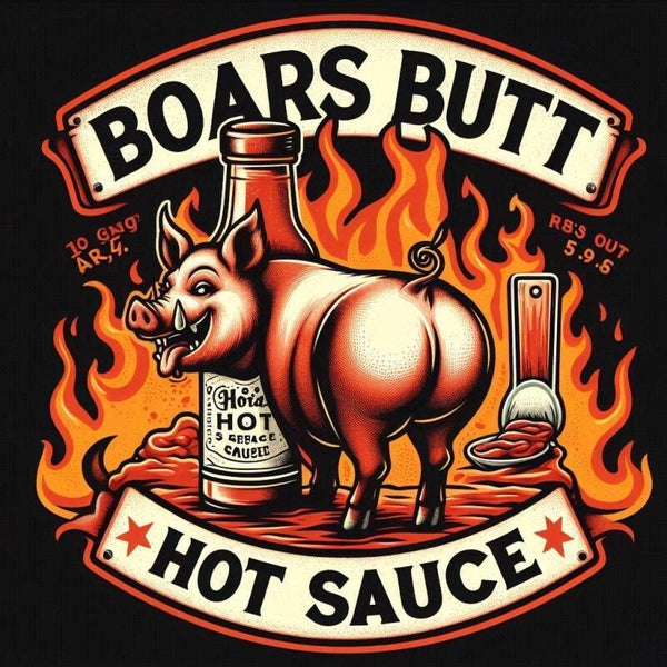 Papa Pig's Boar's Butt Habanero Hot Sauce - 5 oz.