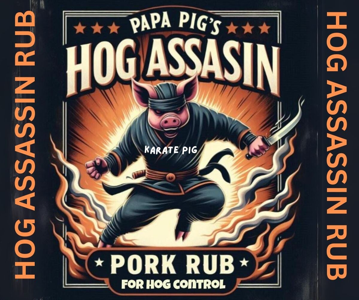 Papa Pig's Hog Assassin Pork Rub - 10 oz.