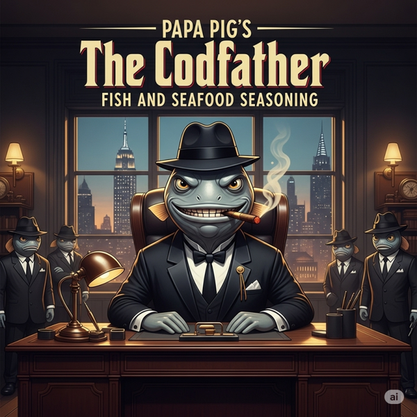 Papa Pig's Cod Father Fish and Seafood All-Purpose Seasoning - 10 oz