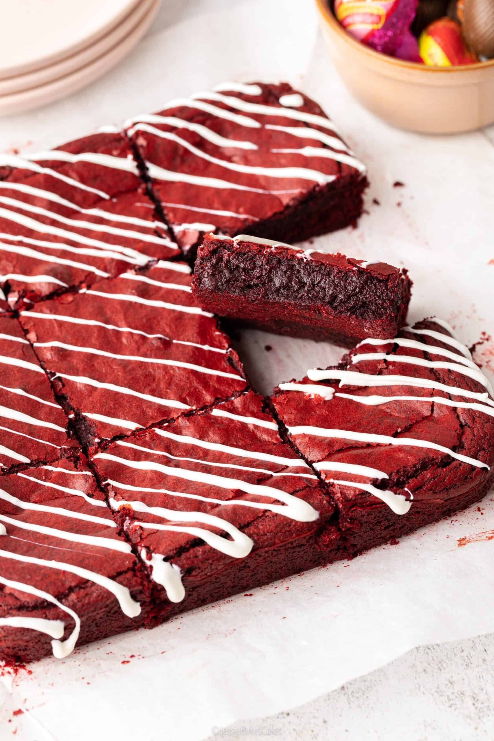 Red Velvet Brownies 9"x9"