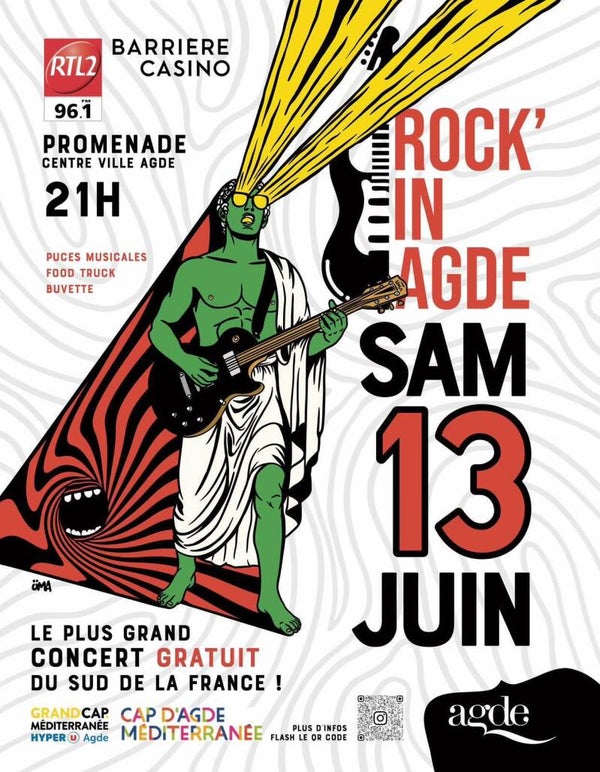 AFFICHES ROCK’IN AGDE 2ème édition