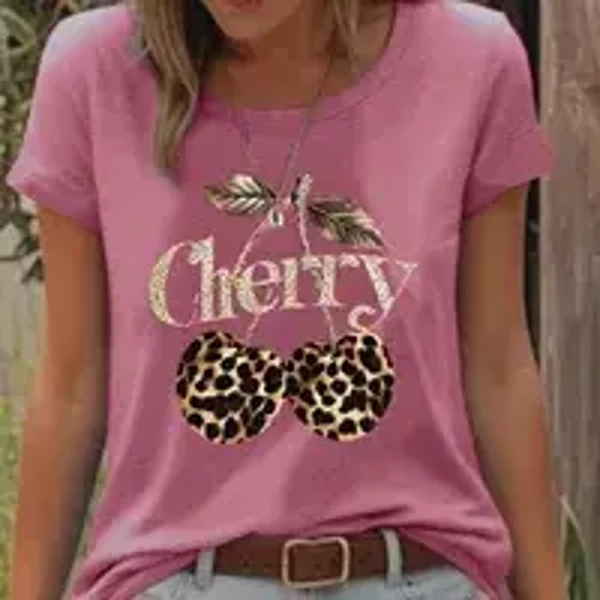 T-Shirt Pour Femme Cherry