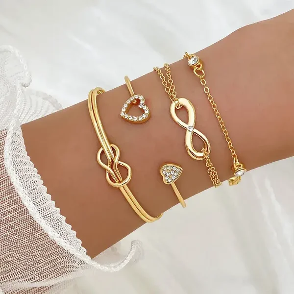 Superbe Ensemble De Jolie Braclet Femme