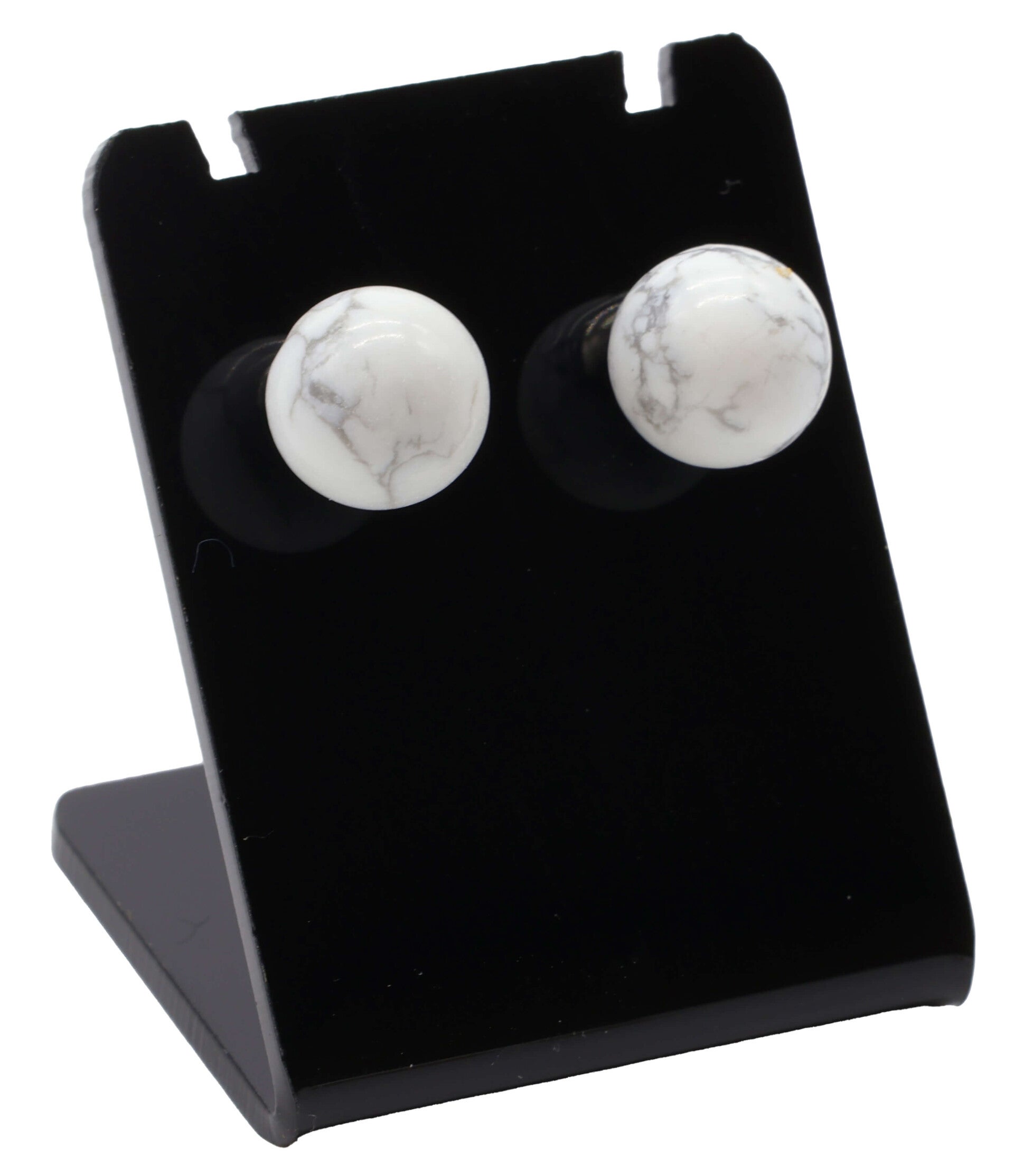 boucle d'oreille howlite
