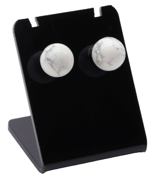 boucle d'oreille howlite
